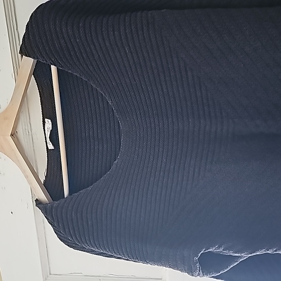 Grey Knit Boat Neck Sweater - Picture 5 of 7